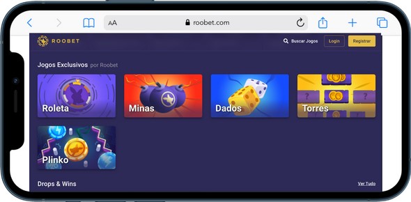 Roobet Casino Screenshot
